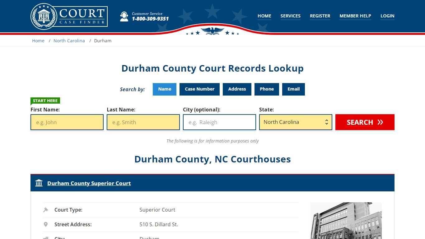 Durham County Court Records | NC Case Lookup